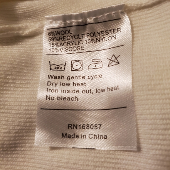 LARNE Wool Knit Bodysuit Long Sleeve One Piece Thong Sexy Scoop Neck Top NWT L - Picture 10 of 11